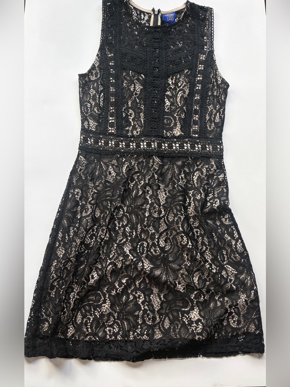DISNEY BEAUTY AND THE BEAST BLACK LACE MINI INDIE DRESS Sz s